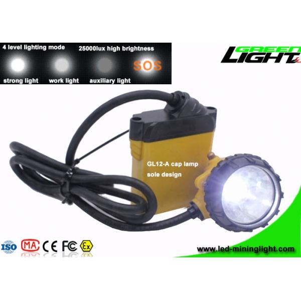 25000 Lux Rechargeable Underground Coal Mining Lights Waterproof 2A Charging