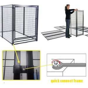 Professional Grade Modular Dog Kennels , Outside Dog Kennels For Large Dogs