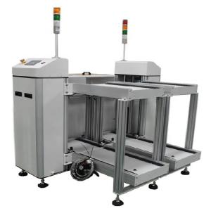 China Automatic SMT PCB magazine loader pcb unloader with PLC central control on sale