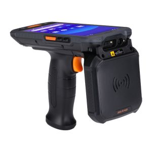 Android 11 Handheld Terminal 1D 2D Barcode Scanner with Long Range UHF RFID