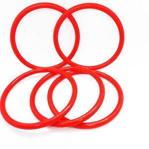 Red / Brown / Pink Soft Rubber O Rings , Water Pump Circular Rubber Seal
