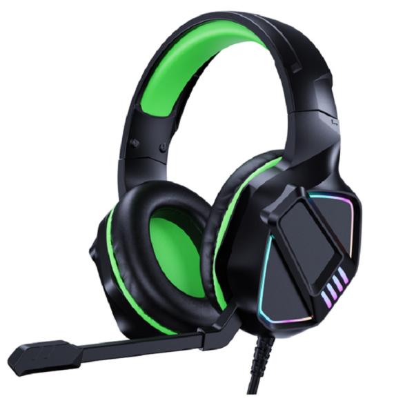Gaming Headset Φ50mm Speaker 32Ω Impedance 3.5mm Dual Plug + USB 2m Cable -55dB Sensitivity