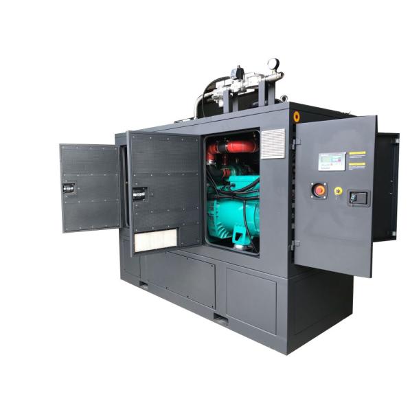 Continuous 100KW Natural Gas CHP , Synchro CHP Cogeneration Systems Super Silent