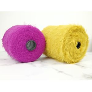 Feather Ping Pong Yarn 100% Nylon Yarn For Scarf Sweater Knitting