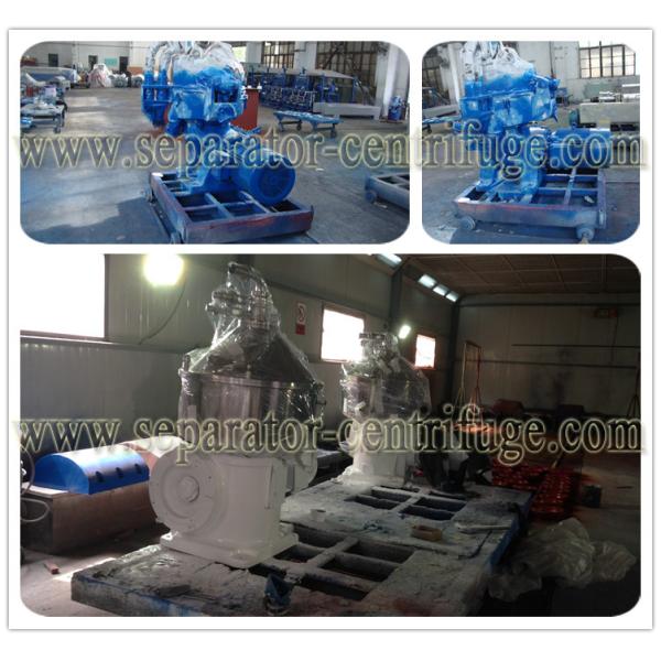 Automatic Milk Centrifuge Separator Machine , Solid And Liquid Separation