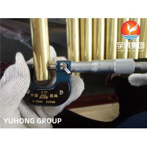 Copper Alloy Seamless Tube ASTM B111 C70600 ,C44300,C71500 Sea Water Equipment