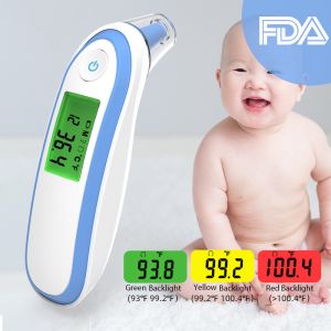 Portable Body Digital Fever Thermometer With Fever Alarm Accurate No Touch