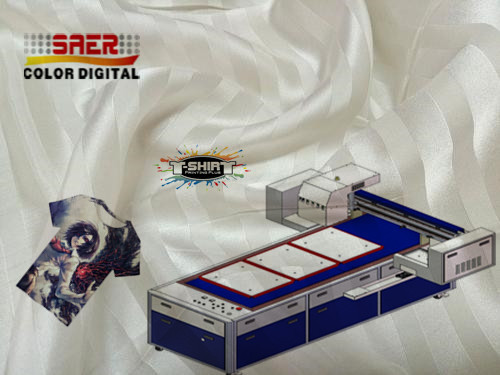 Quality Multifunction Flatbed 	T Shirt Printing Machine Automatic With Pigment Ink for sale