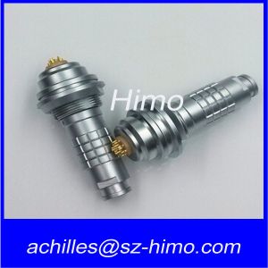 Replaceble with lemo FGG waterproof circular push pull 10 pin plug connectors
