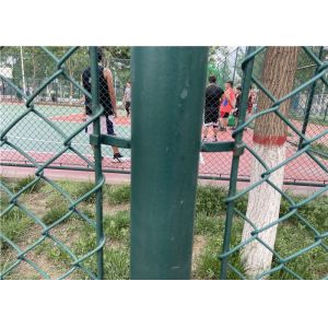 Wholesale PVC Coated Chain Link Diamond Temporary Mesh Fencing 4.0mm For Boundary from china suppliers