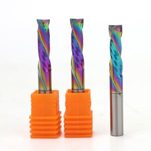 Precision Tools DLC Coating Carbide End Mill 8mm 10mm Cnc Router Tools Bit Set
