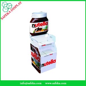 Wholesale Funko shape POS paper material paperboard shelf printed 2 tiers Kitchen sauce display stand from china suppliers