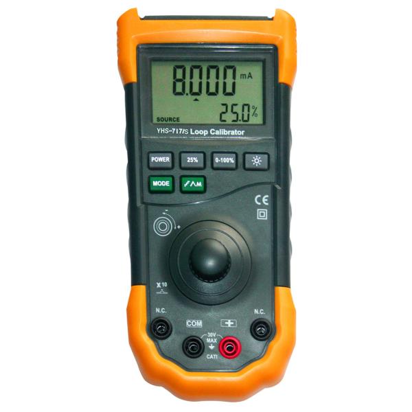 High Accuracy Process Loop Calibrator with Quick-Click Interface And Rechargeabl
