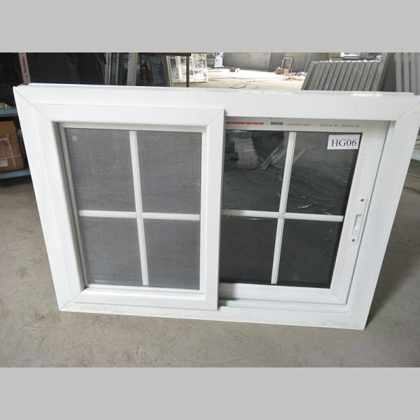 Quality PVC / UPVC Horizontal Modern Sliding Window For House With Mosquito Screen for sale