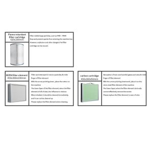 Microcomputer Chip Control 750 M3/H Mobile Dust Collector For Laser Cutter