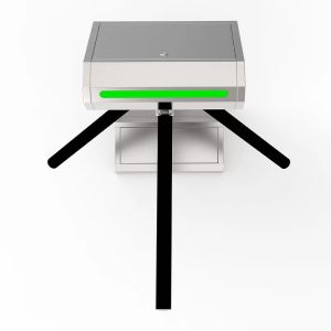 Pedestrian Bi-Directional Tripod Turnstile Gate Weatherproof 1.5mm Thickness