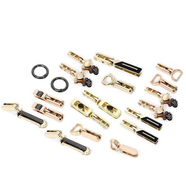 Fadeless Metal Bag Handles Strap Suspension Clasp Rectangle SGS