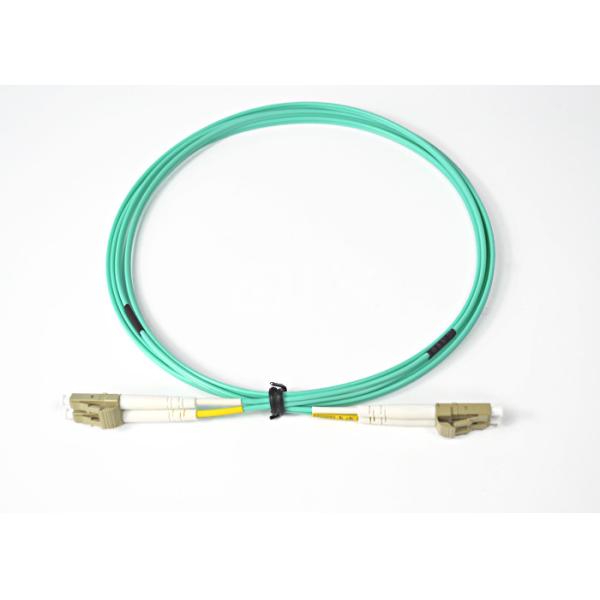 LC-LC Duplex Configuration Singlemode Optical Fiber Patch Cord With ANSI, IEC