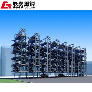 Prefabricated Steel Parking Structures Metal Frame Garage Customized