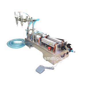 2 Head Manual Filling Liquid/liquid Detergent Filling Machine for Small Business