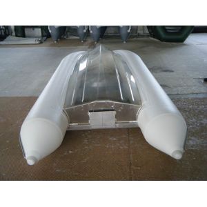 Flame Resistant Transparent Inflatable Boat 5 Person Fishing Boat With Extra