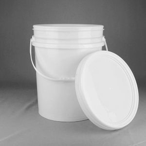 OEM ODM 5 Gallon Plastic Buckets With Lids Black 5 Gallon Pails