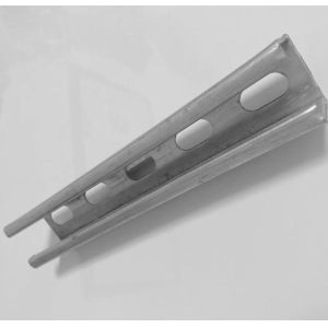 Pre-Galvanized Strut C Channel Silver Max. 2.50kg/m Load Capacity
