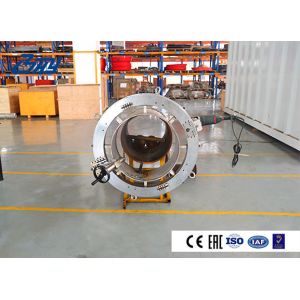 Self Centering Pipe Cutting And Beveling Machine , Split Frame Machine