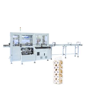 18rolls Tissue Paper Making Machine , 25bags/Min Paper Wrapping Machine