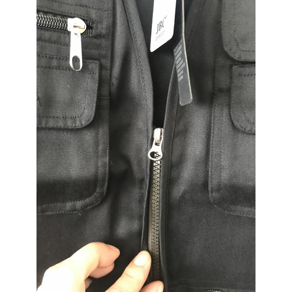 Mens classic vest，mens waist coat, vest in 100% polyester washed fabric, washed charcoal/dark grey colour, S-3XL