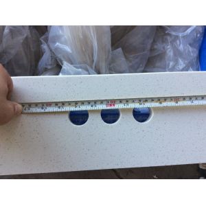 Solid Stone Sparkle Quartz Countertops , Quartz Kitchen Top Heat Resistance