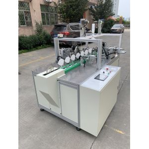 Semi - Automatic Face Mask Maker Machine Mask Production Machine 0.5Mpa Air