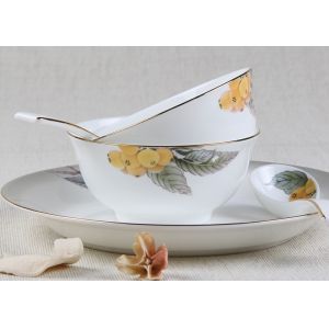 45pc Bone China Dinnerware Set