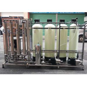 Sand Carbon Purifier / Water Treatment Machine PLC Touch Screen For Consumption