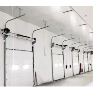 Automatic Electric Overhead Sectional Door Warehouse Thermal Insulated Metal