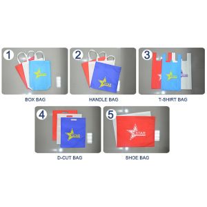 Full Automatic 5 type bags in 1 Non Woven Bag Making Machine Cost