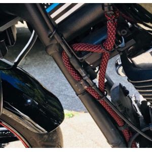 Black And Red PET Expandable Braided Sleeving Abrasion Resistant Cable