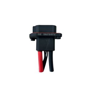 FLV2+8 High-Temp Hybrid Connector 80A 600VAC Black ABS Housing for Industrial