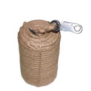 CCS Certificate Marine Fire Fighting Fireman Lifeline 30M Twine / Hemp With Hook