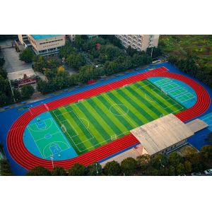 Sandwich Running Tracks System Synthetic Rubber Running Track Material