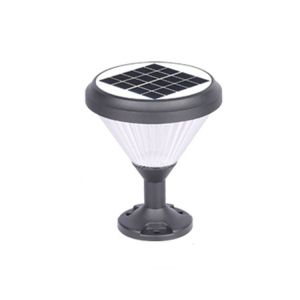 Aluminum PC Material Solar Powered Fence Post Cap Lights With Leds For Garden