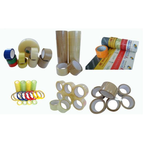 Colored Acrylic BOPP Packaging Sealing Tape Red / Blue / Green / Pink