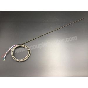 Wholesale Straight Microtubular Coil Heaters 4.2 x 2.2 Mm J Type Thermocouple For Plastic Mold from china suppliers