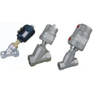 Dn15-80 Pneumatic Flanged Angle Seat Valve CE/SGS/ISO9001 Specification