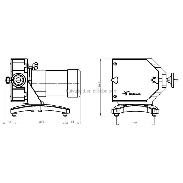 Industrial big flow sea water peristaltic pump