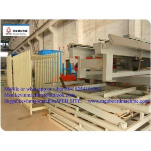 Blue 54 KW Power MgO Board Production Line With Double shaft Mixing machine