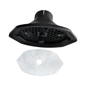 PCB Solder Fume Extractor 2 Ducts Double Flexible Arms Brushless Motor 60~65dB