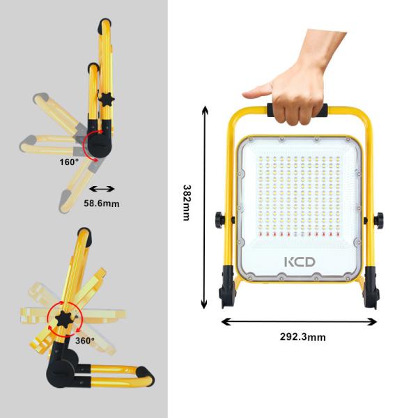 Quality Multi Function 20 W 40 W 12v Portable LED Work Light Replaceable Color Match With Stand for sale