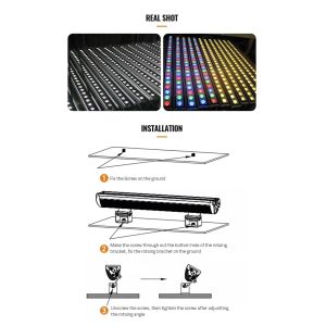 High Power IP65 Rgbw Recessed LED Wall Washer Outdoor Lighting With Dmx512