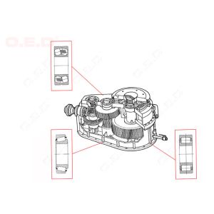 Excavator Spherical Thrust Bearing , Precision Tapered Roller Bearings 24088
